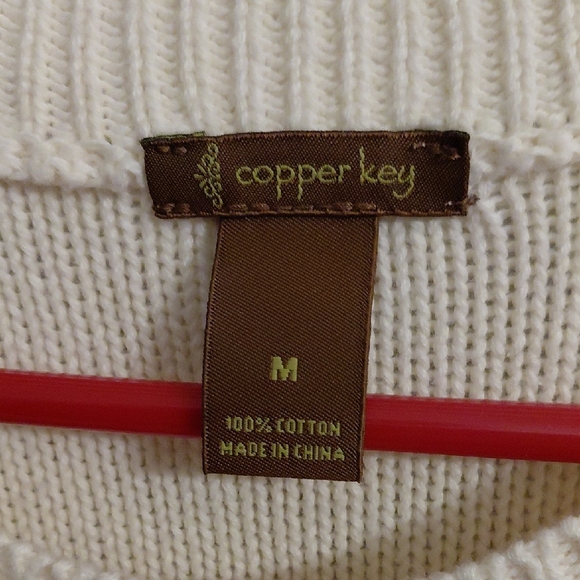 Copper Key Cream Knit Cardigan - Picture 2 of 4